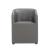 Anna Round Faux Leather Dining Armchair 