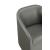 Anna Round Faux Leather Dining Armchair 