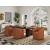 Anna Round Faux Leather Dining Armchair 