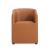 Anna Round Faux Leather Dining Armchair 