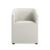 Anna Round Faux Leather Dining Armchair 
