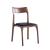 Moderno Leatherette Stackable Dining Chair, Set of 2