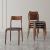 Moderno Leatherette Stackable Dining Chair, Set of 2