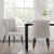 Eda Velvet/Leatherette Dining Chair 