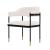 Lia Chenille Dining Armchair 