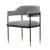 Lia Chenille Dining Armchair 