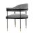 Lia Chenille Dining Armchair 