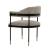 Lia Chenille Dining Armchair 