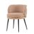 Kaya Pleated Velvet Dining Chair 