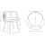 Kaya Pleated Velvet Dining Chair 