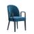 Hillman Velvet Upholstered Dining Arm Chair 
