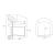 Augusta Leatherette Upholstered Dining Chair 