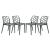 Dynamic Plastic Dining Chair (Set of 4)