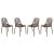 Devon Outdoor Aluminum Dining Chair (Set of 4)