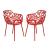 Devon Outdoor Aluminum Dining Arm Chair (Set of 2)