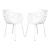 Devon Outdoor Aluminum Dining Arm Chair (Set of 2)