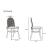 Paragon Dining Chair 1.0 w/Grey Cushions
