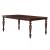 Creswell Classic Rectangle Wood/Wood Veneer Dining Table