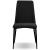 Seville Letherette Dining Chair w/ Matte Black Legs