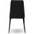 Seville Letherette Dining Chair w/ Matte Black Legs