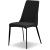 Seville Letherette Dining Chair w/ Matte Black Legs