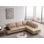 Decker Top Grain Leather Sectional with Storage Arm, Right Arm Chaise Facing