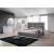 Degas Fabric Platform Bed w/Mirrored Trim