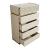 Delfano Wood Veneer Bedroom Set