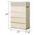 Delfano Wood Veneer Bedroom Set