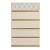Delfano 5-Drawer Wood Veneer Chest
