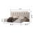 Delfano King Size Bed