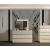 Delfano Wood Veneer Rectangular Mirror