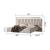 Delfano Queen Size Bed