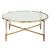 Denali Round Tempered Glass Cocktail Table