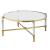 Denali Round Tempered Glass Cocktail Table