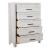 Denver 5-Drawer Wood Veneer Chest