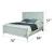 Denver Wood Veneer King Size Bed