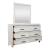 Denver Wood Veneer Square Mirror