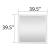 Denver Wood Veneer Square Mirror