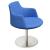 Dervish Round Swivel Dining Chair