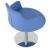 Dervish Round Swivel Dining Chair