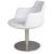 Dervish Round Swivel Dining Chair