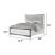 Desire Panel Storage Bed w/LED Light, King Size