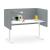 Desk 760 Fabric Acoustic Desk Screen (w/Fittings) for 62.9