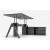 Viga Office Desk Height Adjustment w/Storage