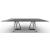 Sunshine W98.4-inch Ceramic/Metal Customizable Rectangular Dining Table