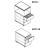 Basic Office Lockable Handleless Mobile Pedestal w/3 Drawers & Sliding Pencil Tray