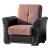 Diva Fabric/PU Convertible Chair