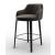 Adel Fabric/Wood Customizable Counter Stool