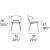 Sophia Fabric/Metal Customizable Dining Chair